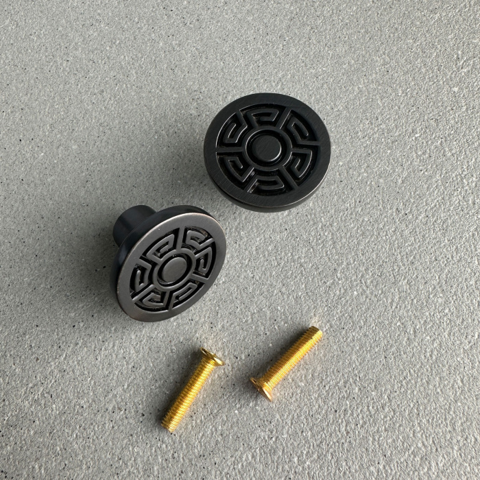 Ручка-кнопка Delight Collection MOS001 MOS002 black