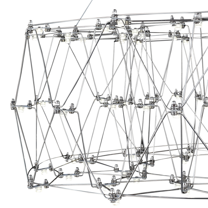 Светильник подвесной ST-Luce Хром/Прозрачный LED 1*48W 4000K SL6602.103.48