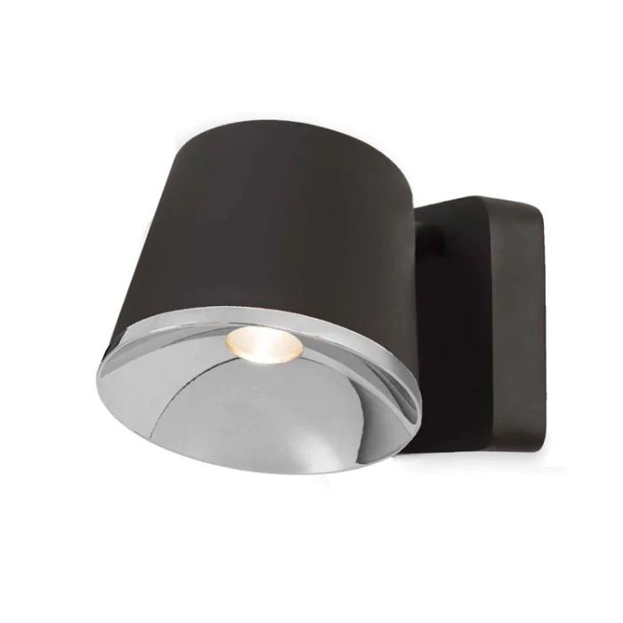 Бра Leds C4 DRONE Single Black Silver