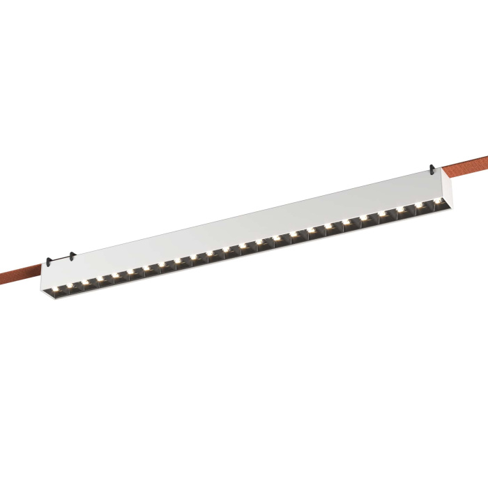 Светильник трековый Белый LED 1*24W 3000K 1 780Lm Ra90 24/40 IP20 L642xW40xH45 48V ST455.536.24