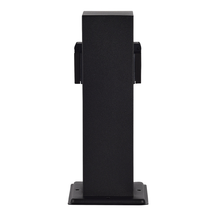 Столб уличный 2 розетки ST-Luce черный 3500W SL9012.405.00