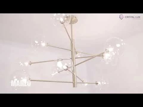 Бра Crystal Lux MARZO AP1 BRONZE/TRANSPARENTE