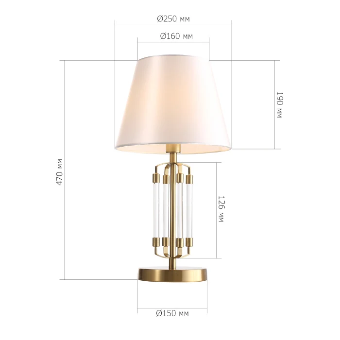 Настольная лампа ST Luce Опал SL1403.304.01