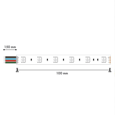 Светодиодная лента Favourite 5050 12Вт/м RGB 5м IP20 2001-71220
