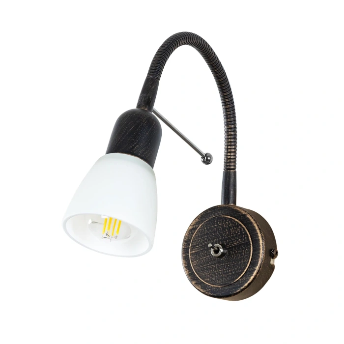 Настенный светильник Arte Lamp Lettura A7009AP-1BR