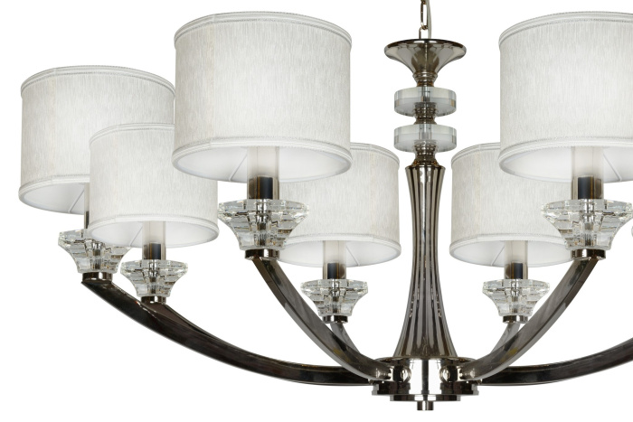 Подвесная люстра iLamp Oxford 85175/8 Хром