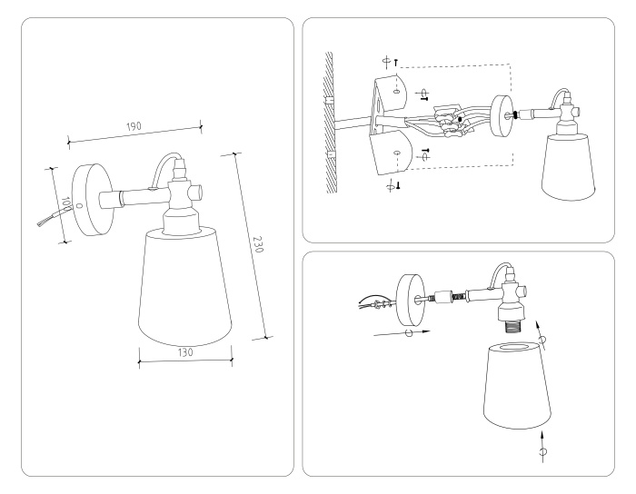 Бра Ambrella Light Traditional TR82213