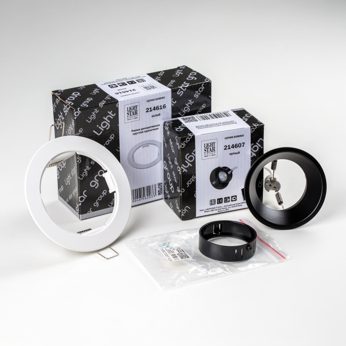 Комплект со светильником Lightstar Domino D61607BMOD