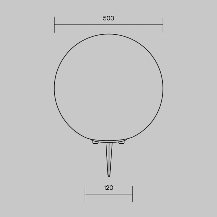 Садово-парковый светильник Maytoni Erda O594FL-01W1
