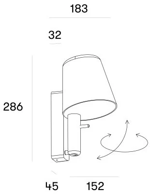 Настенный светильник Leds C4 READ ME