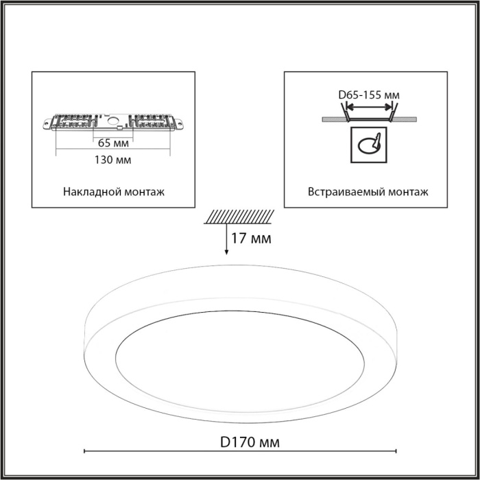 Потолочный светильник СОНЕКС MITRA LED 7790/12L