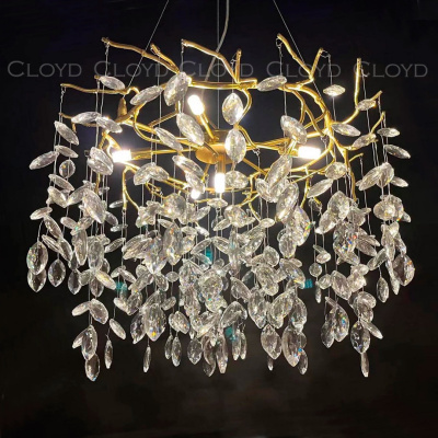 Люстра Cloyd MANANG C6 / Ø60 см - латунь (арт.11108)