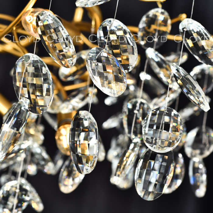 Люстра Cloyd MANANG C6 / Ø60 см - латунь (арт.11108)