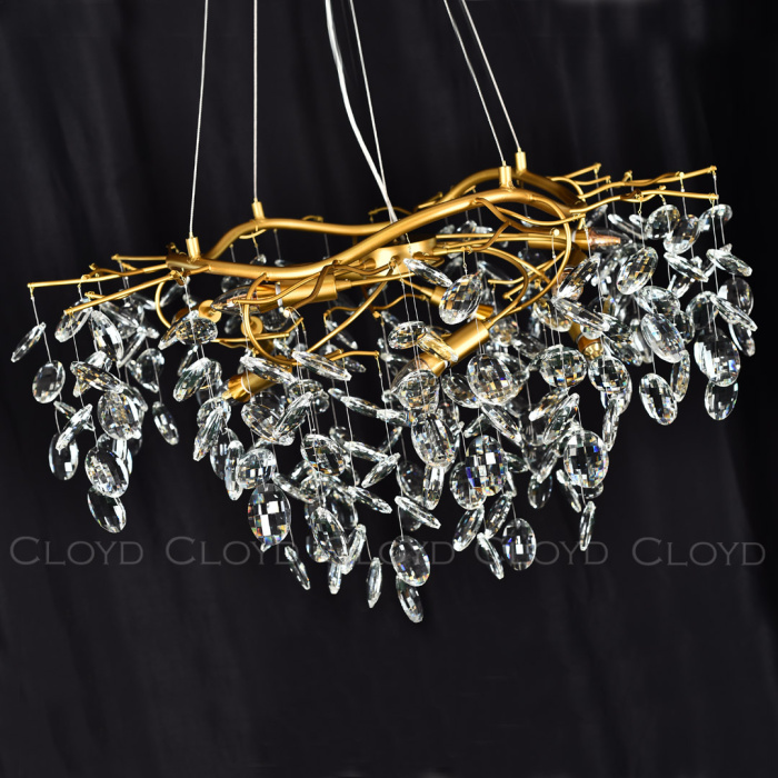 Люстра Cloyd MANANG C6 / Ø60 см - латунь (арт.11108)