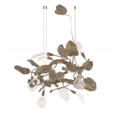 Люстра Cloyd BUCOLICA-B C6 / Ø80 см - серебро (арт.11377)