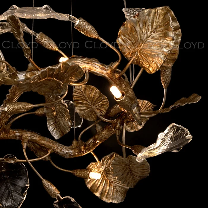 Люстра Cloyd BUCOLICA-B C6 / Ø80 см - серебро (арт.11377)