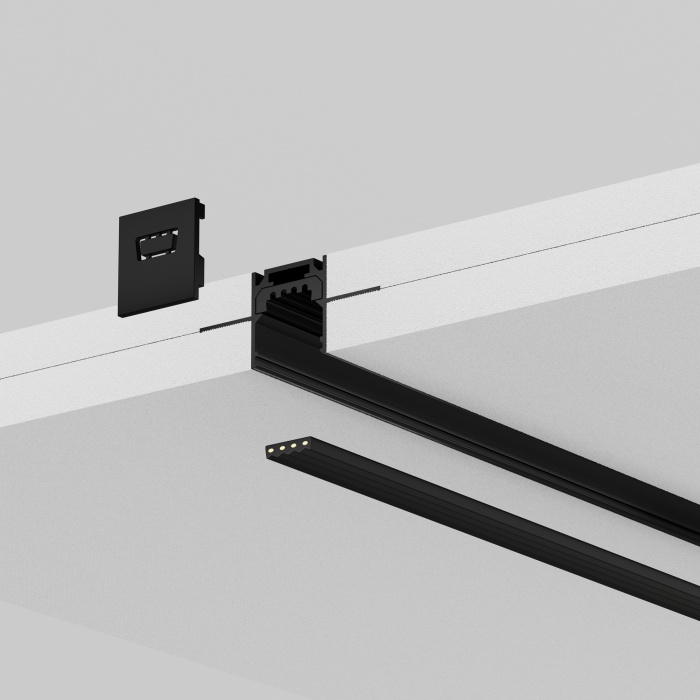 Профиль для шинопроводов Maytoni Exility ip black O-TR002ED-P-B2M