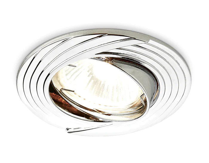 Встраиваемый точечный светильник MR16 с поворотным механизмом Ambrella light 722 CH
