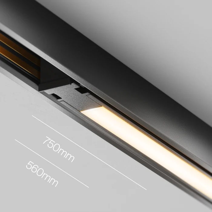 Трековый магнитный светильник Maytoni Technical Basis Exility X TR240-4-12WTW-DSZ-B