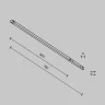 Трековый магнитный светильник Maytoni Technical Basis Exility X TR240-4-12WTW-DSZ-B