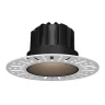 Светильник встраиваемый влагозащищенный Italline IT02-028 black 3000K