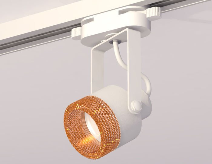 Комплект трекового однофазного светильника с композитным хрусталем Ambrella light XT6601064