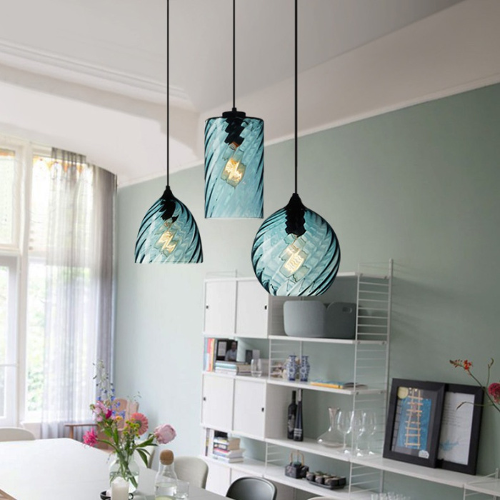 Подвесной светильник CL RIB A Blue ImperiumLoft