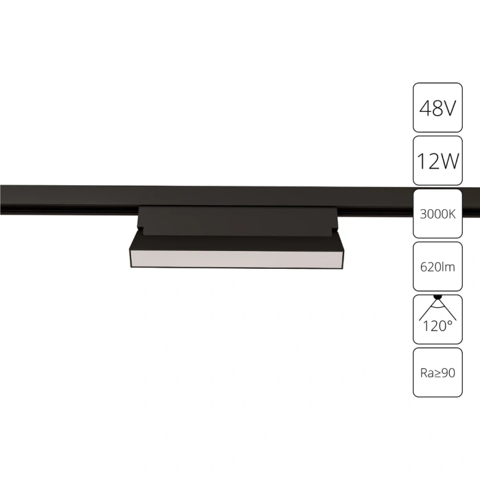 Магнитная трековая система Arte Lamp LINEA A4679PL-1BK