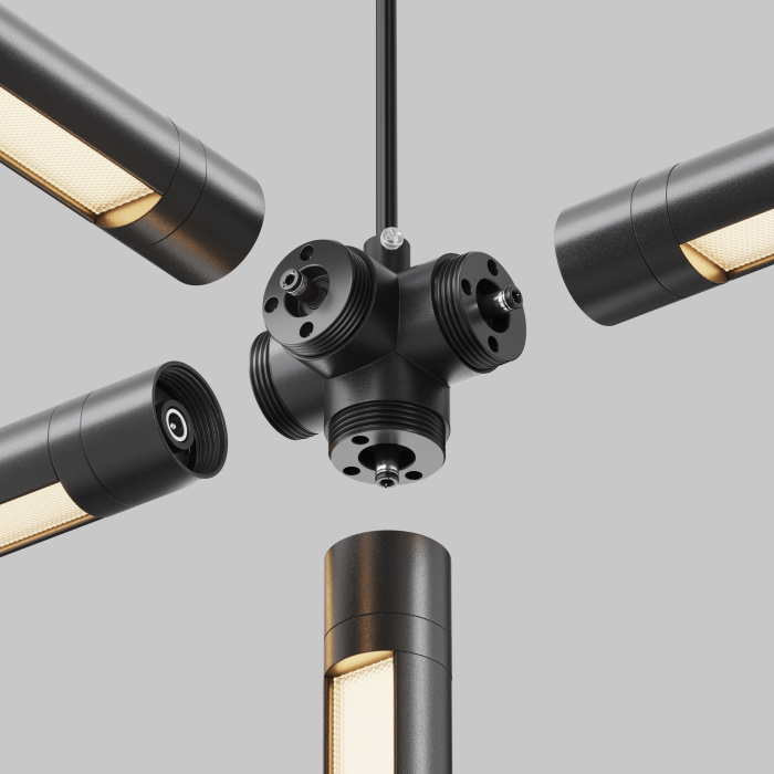 Х-образный вертикальный коннектор Maytoni CA019L4C-P-B