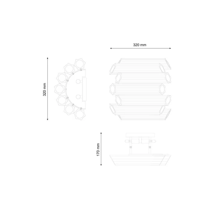 Бра Lucia Tucci RUMBA W1072.4 chrome