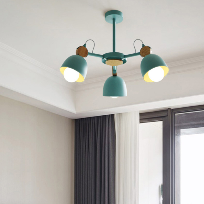 Потолочная люстра на штанге ROLLA 6 Gray ImperiumLoft