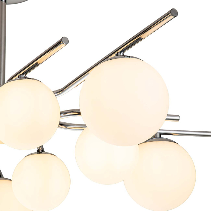 Потолочная люстра на штанге SPHERE ESCADA 642/10P Silver