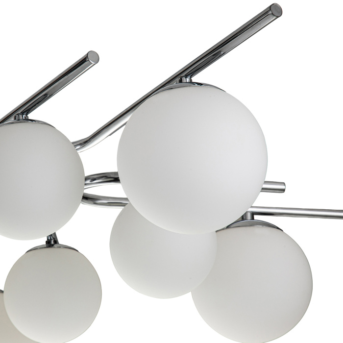 Потолочная люстра на штанге SPHERE ESCADA 642/10P Silver