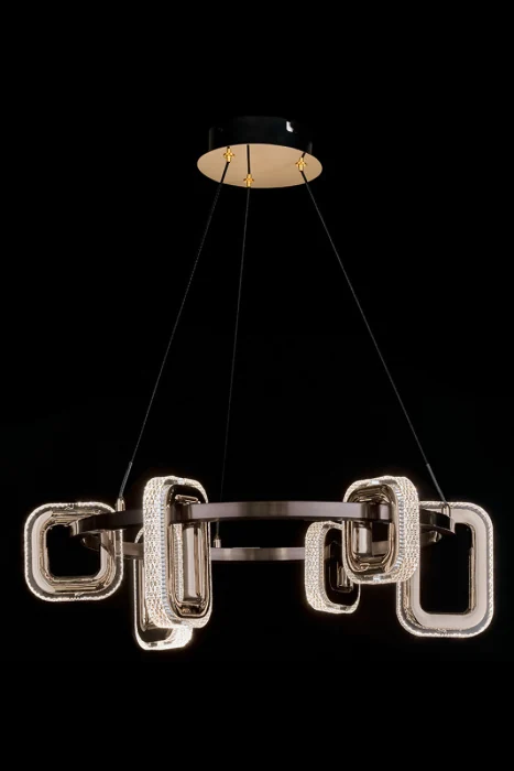 Подвесная люстра Leon Theona LE7701/6 Grey/Gold