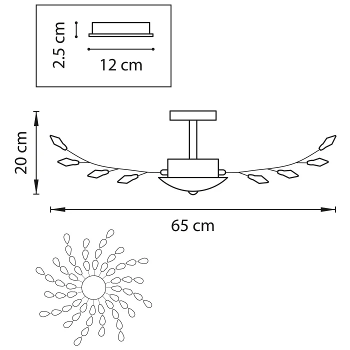 Люстра на штанге ISABELLE LIGHTSTAR 791182
