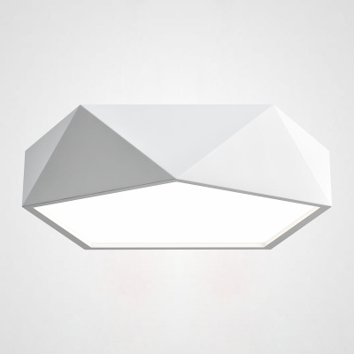 Потолочный светодиодный светильник GEOMETRIC White D50 ImperiumLoft