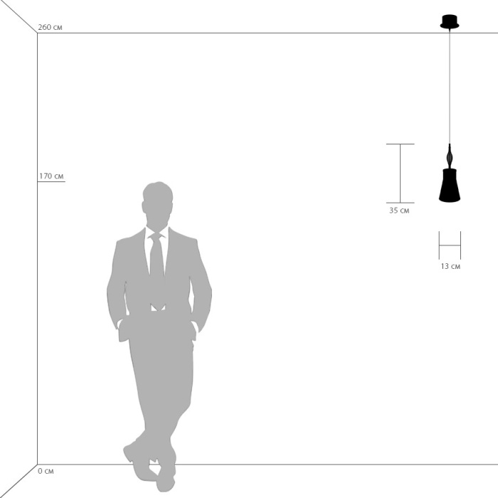 Подвесной светильник Escica LIGHTSTAR 806010