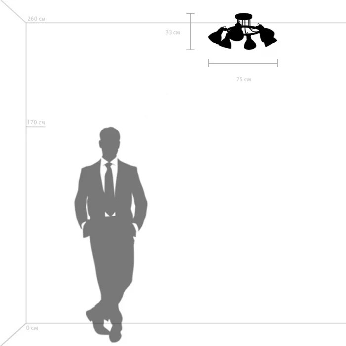 Люстра потолочная Acrobata Lightstar 761063