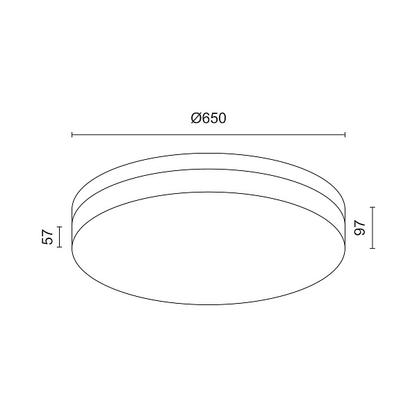 Накладной светильник Ledron DLC73029/60W Wooden 3000K