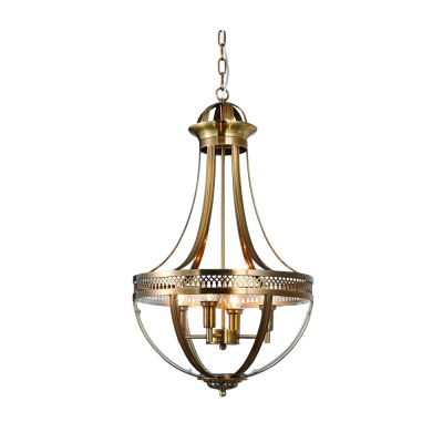 Подвесная люстра Delight Collection Capitol KM0287P-6 antique brass