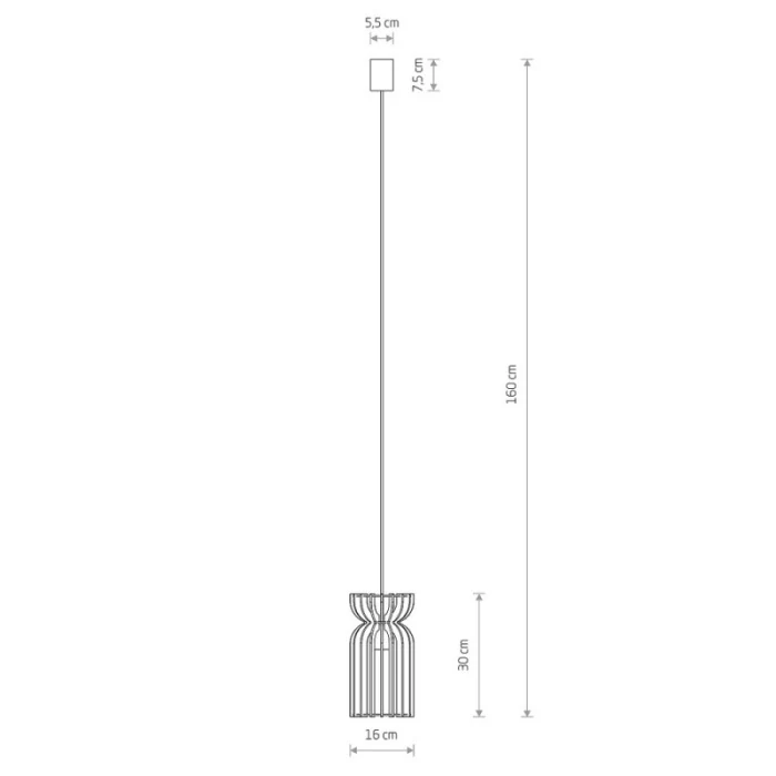 Люстра подвесная Nowodvorski Kymi B Black 10574