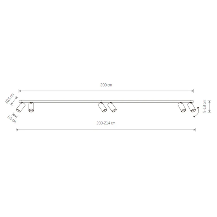 Накладной светильник спот Nowodvorski Mono Black/Gold 7770