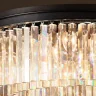 Потолочная люстра Delight Collection 1920s Odeon KR0387C-10B/P black/clear