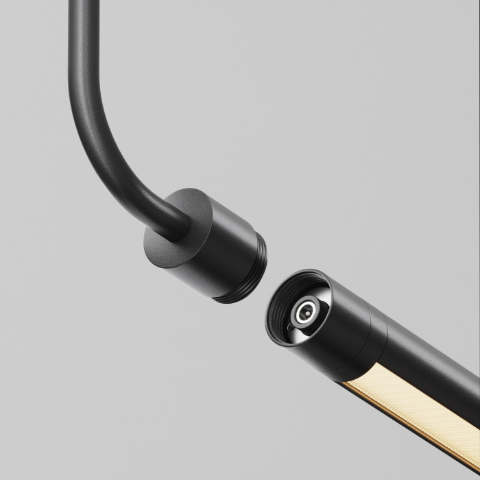 Заглушка для подвесного монтажа системы Shelf с вводом питания Maytoni CA024PL-P-B