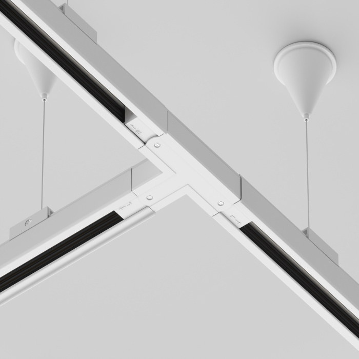 Коннектор Т-образный левый Trinity белый Maytoni TRA005CT-31W-L