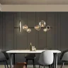 Подвесная люстра Delight Collection Art Deco Bubble KG1233P-7 black/clear