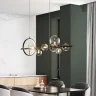 Подвесная люстра Delight Collection Art Deco Bubble KG1233P-7 black/clear
