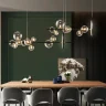 Подвесная люстра Delight Collection Art Deco Bubble KG1233P-7 black/clear