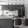 Подвесной светильник Delight Collection Meta 10704P black/grey