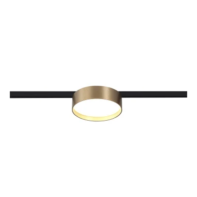Магнитный трековый светильник Латунь LED 1*12W 3000K 500Lm Ra&gt;80 100° IP20 D113xH34 24V ST670.336.12